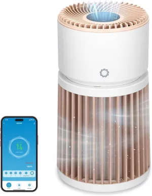 Airthereal Air Purifier for Pet with H13 HEPA Filter, Air Cleaner for Cat Hair, Pet Dander, Odor, Dust, Smoke, Air Quality Sensor, Sleep Mode Quiet 360°Air Intake for Bedroom, Glory Days AGH400