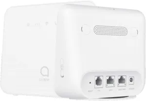 Alcatel LINK HUB LTE Home Station w/ Ethernet Port, Mobile WiFi Hotspot (US   Global 4G LTE) GSM Unlocked up to 150mbps, Upto 32 Users HH42NK (AT&T, T-Mobile, Metro, Cricket) (White)