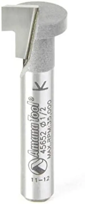 Amana Tool - 45652 Carbide Tipped Keyhole 1/2 Dia x 3/8 x 1/4" Shank