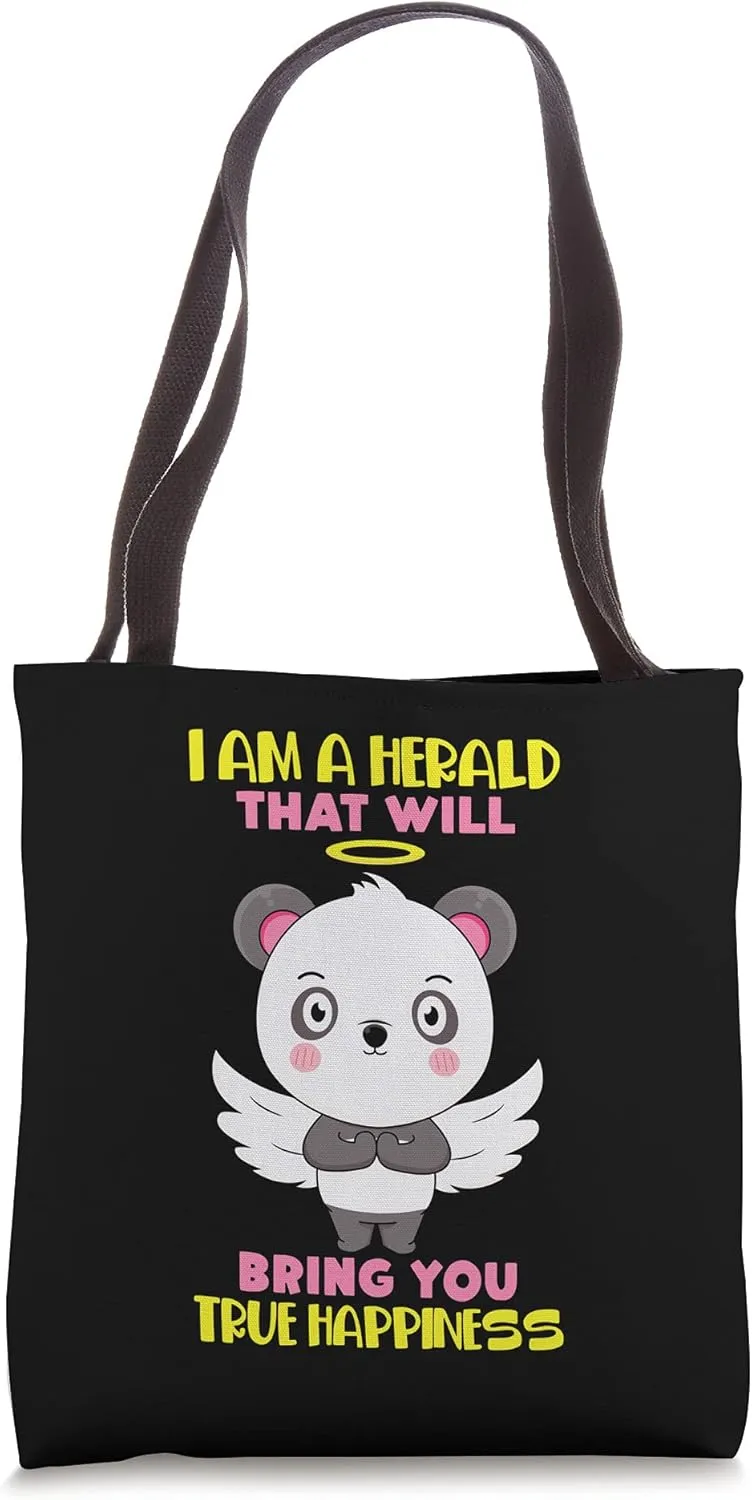 Angel - I Am A Herald That Will Bring You True Happiness Tote Bag