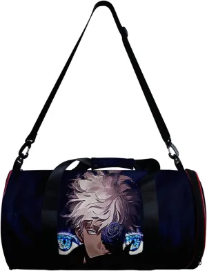 Anime Jujutsu Kaisen Gym Bag Manga Cosplay Sport Duffel Bag With Shoe Compartment(Gojo Eyes) One size