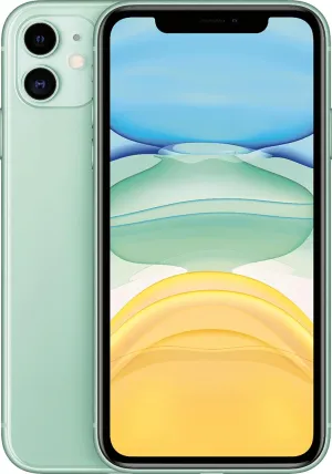 Apple iPhone 11, 128GB, Green - GSM Unlocked (Renewed Premium)