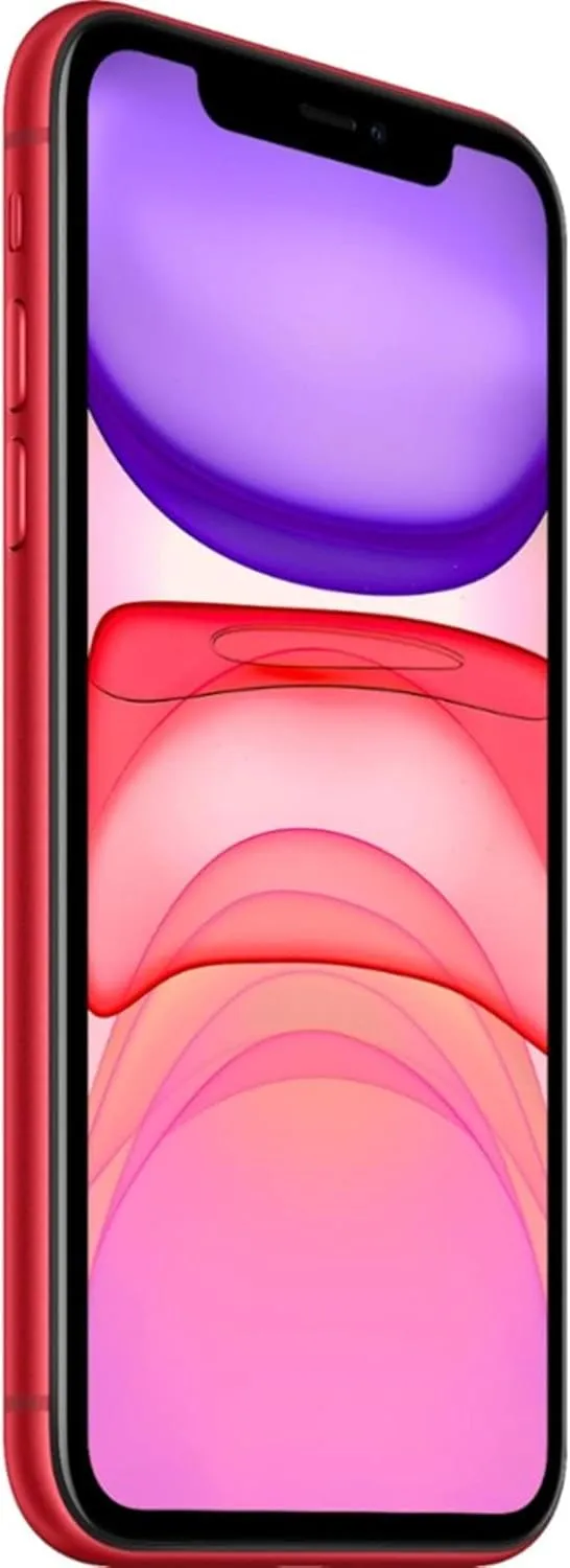 Apple iPhone 11, 128GB, Red - GSM Unlocked (Renewed Premium)