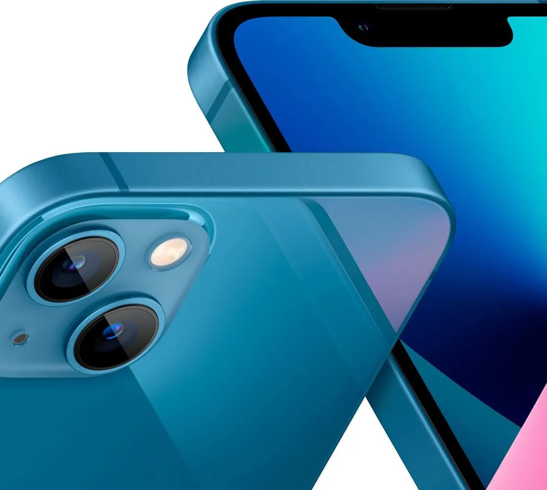 Apple iPhone 13 Mini, 128GB, Blue - AT&T (Renewed)