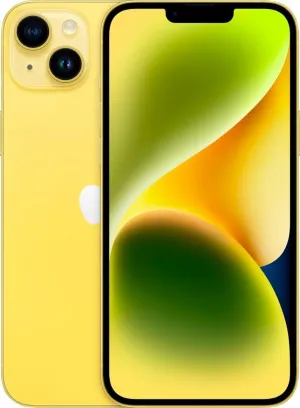 Apple iPhone 14 Plus, 128GB, Yellow - AT&T (Renewed)