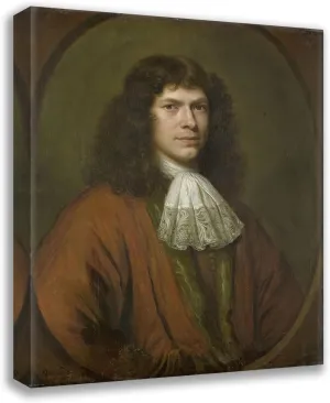 ArtDirect Bernard Vaillant 15x17 Gallery Wrapped Canvas Museum Art Print Titled: Johannes Parker, Alderman and Councilor of Middelburg (1670)