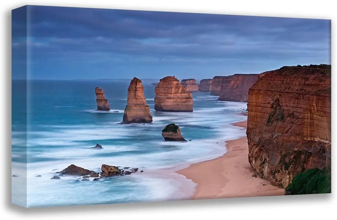 ArtDirect Ernemann, Lothar 24x17 Gallery Wrapped Canvas Museum Art Titled: Great Ocean Road Australia