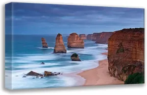 ArtDirect Ernemann, Lothar 24x17 Gallery Wrapped Canvas Museum Art Titled: Great Ocean Road Australia