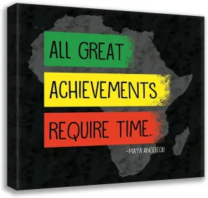 ArtDirect Quote 2 Maya 15x15 Gallery Wrapped Canvas Museum Art by Gibbons, Lauren
