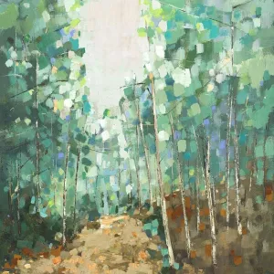 ArtDirect Woods, Maya 20x20 Gallery Wrapped Canvas Museum Art Titled: Backwoods I