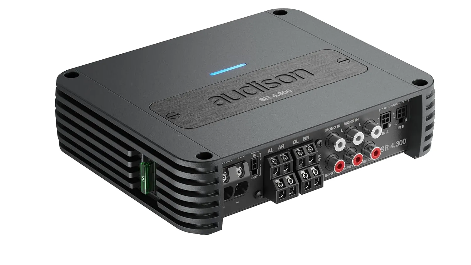 Audison SR 4.300.2 D-Class 4-Channel Amplifier 130 Wrms X 4 at 2-Ohms