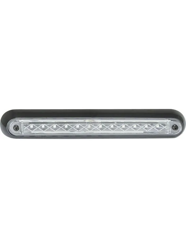 Autolamps 12V LED Stop/Tail/Indicator Lamps Black 40cm - Pack of 2
