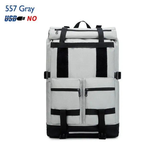 Bag Laptop Travel USB School Capacity Teenagers Free shipping Male Highly-rated OZUKO Charge New Backpacks Men Large Backpack Multifunction Travel 40L For