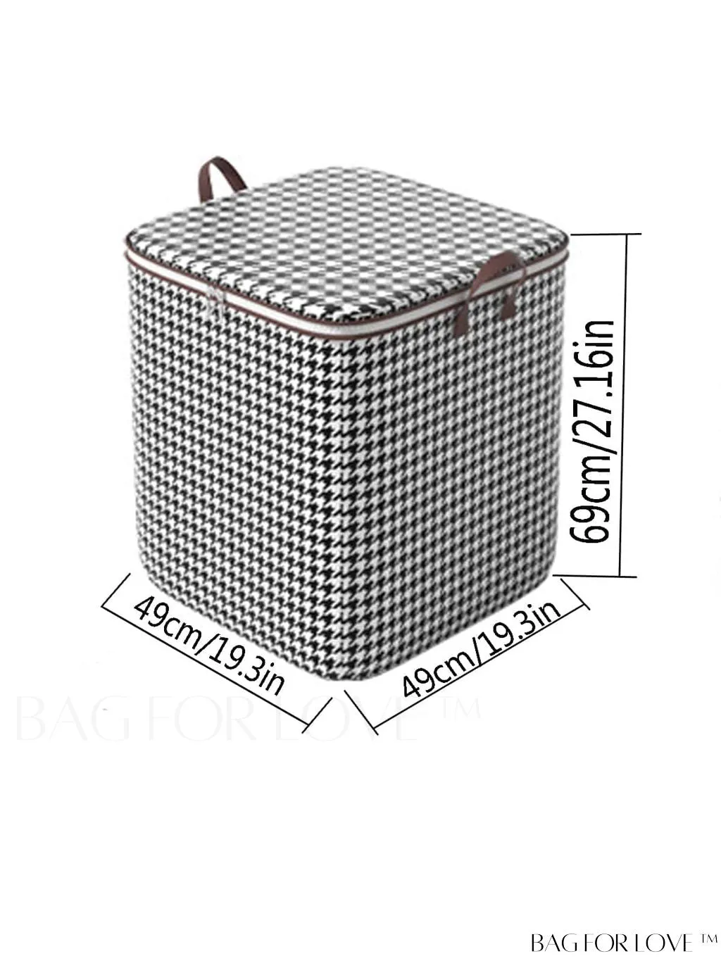 BagForLove - 1pc Oversized Checkered Storage Bag for Clothing & Bedding