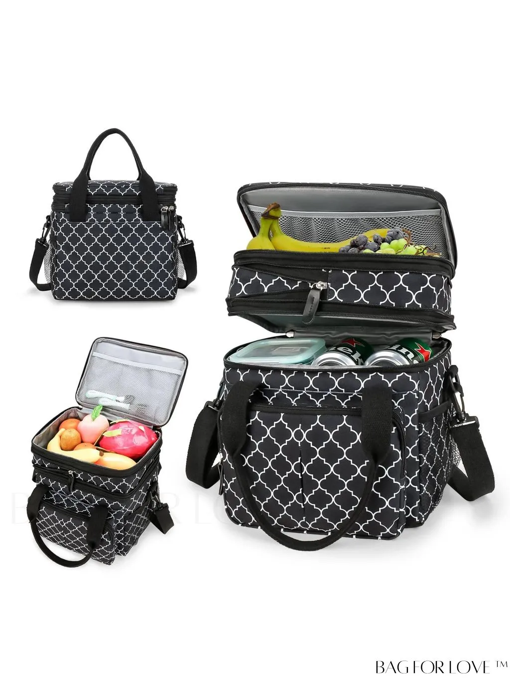 BagForLove - Cactus Graphic Waterproof Lunch Bag with Dual Handles