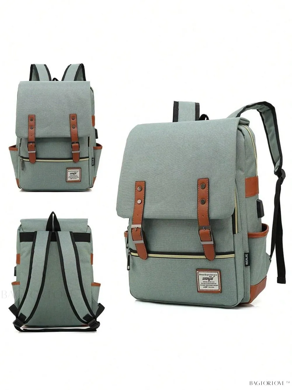 BagForLove - Classic Laptop Bag with Built-in USB Charging Hub