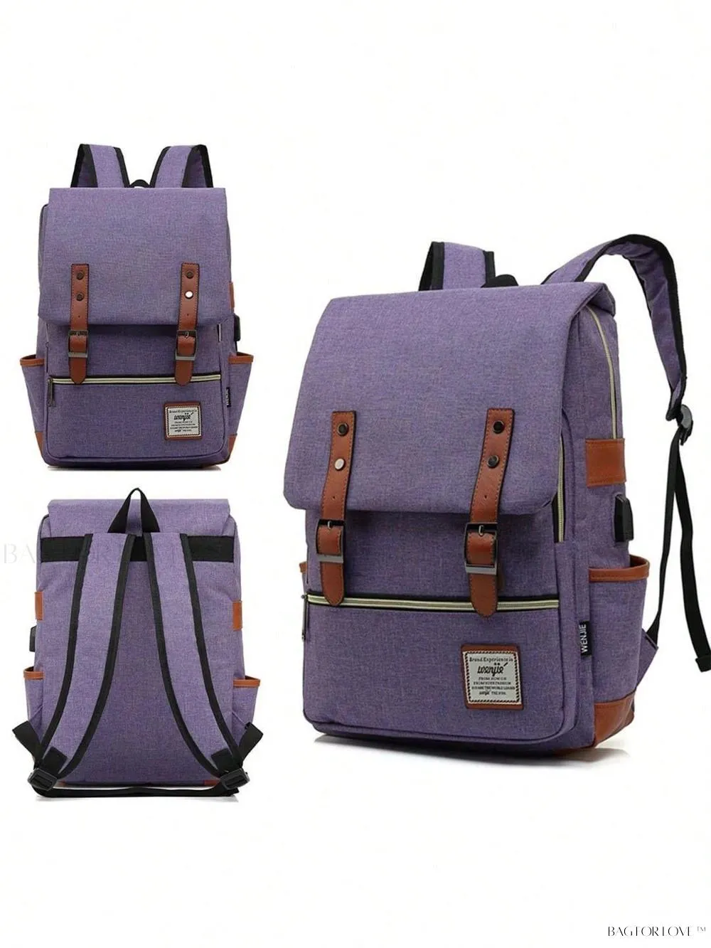 BagForLove - Classic Laptop Bag with Built-in USB Charging Hub