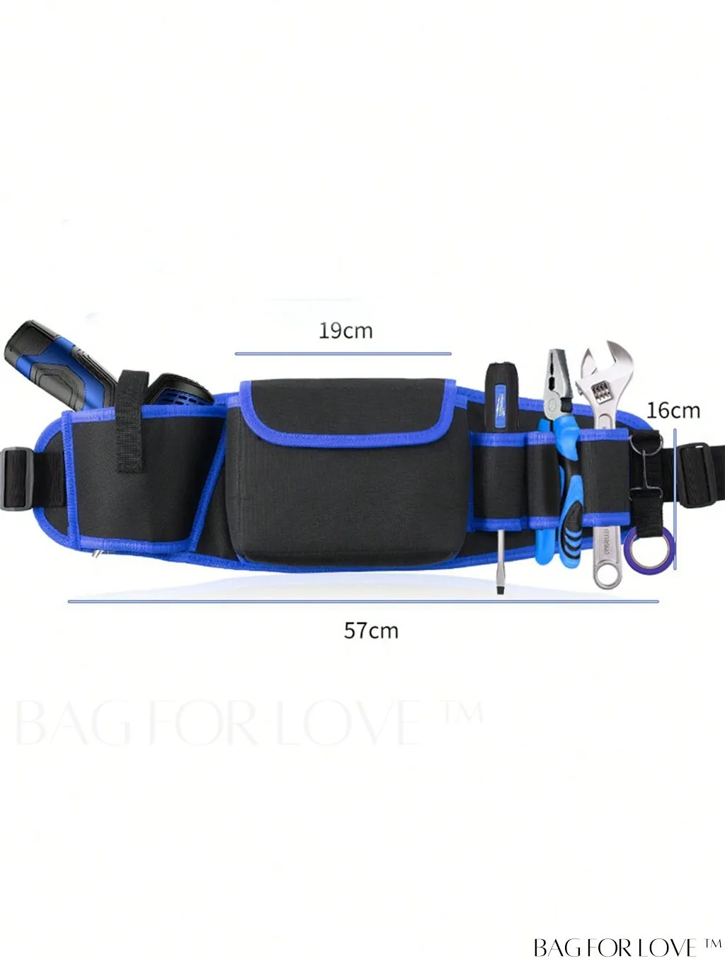 BagForLove - Colorblock Minimalist Tool Waist Bag - Sleek and Practical