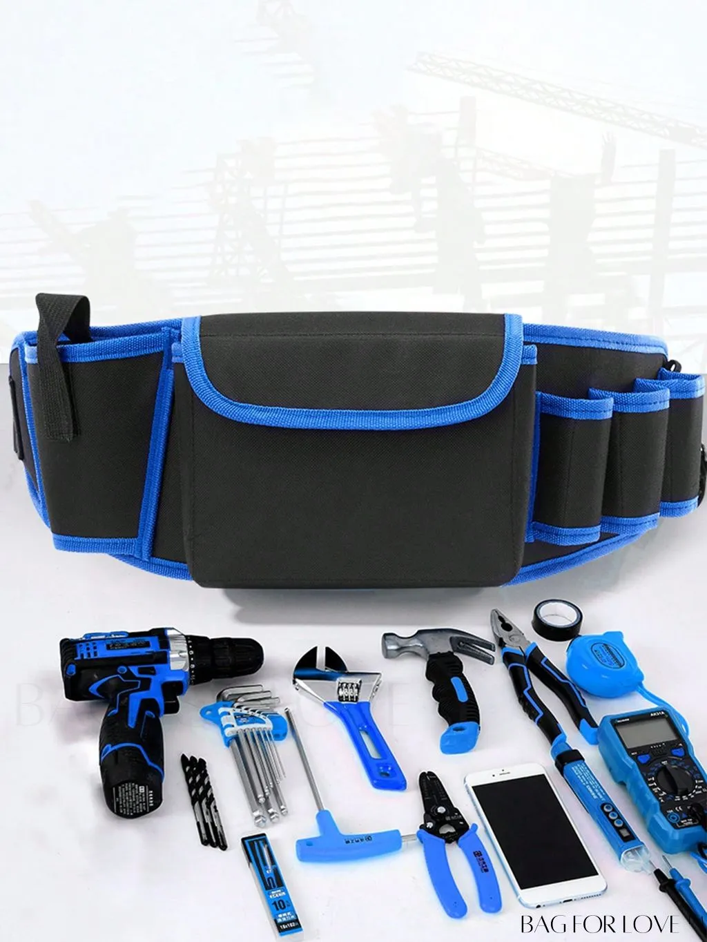 BagForLove - Colorblock Minimalist Tool Waist Bag - Sleek and Practical