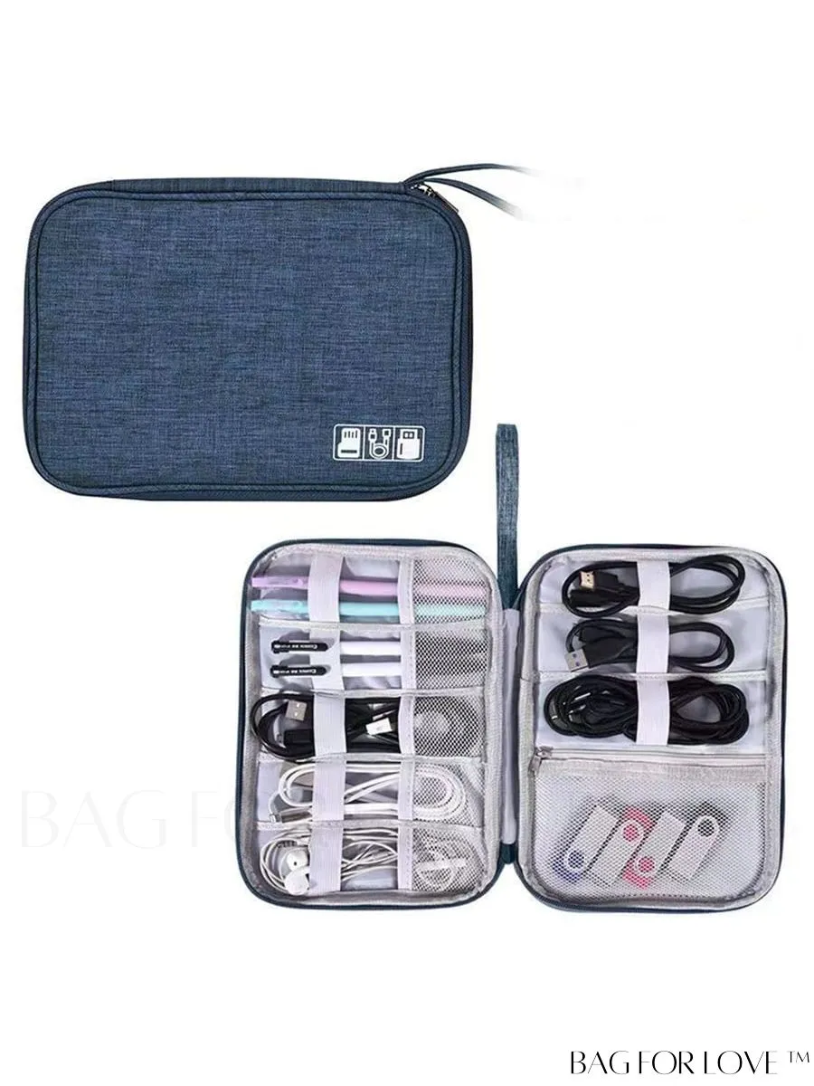 BagForLove - Compact Blue Digital Storage Pouch