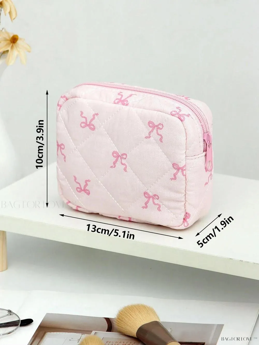 BagForLove - Cute Quilting Pouch for Women's Sanitary Products and Cosmetics