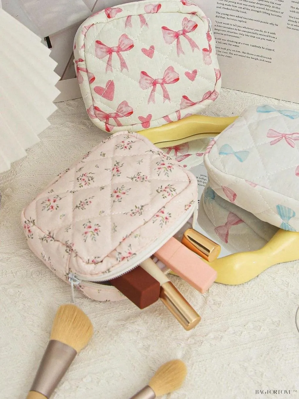 BagForLove - Cute Quilting Pouch for Women's Sanitary Products and Cosmetics