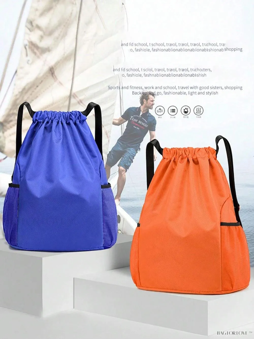 BagForLove - Durable Water-Resistant Backpack for Fitness Enthusiasts