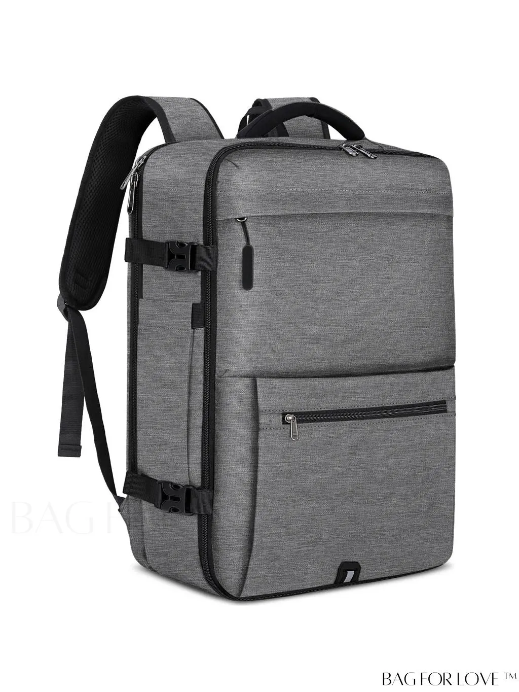 BagForLove - Flight-Approved Waterproof 17 Laptop Backpack for Travel, Business, and College - 40L Capacity