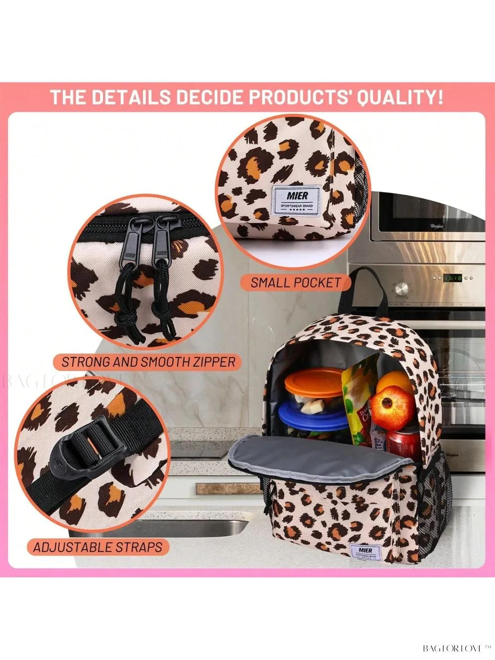 BagForLove - Large Capacity Organizer Bag for Work and School