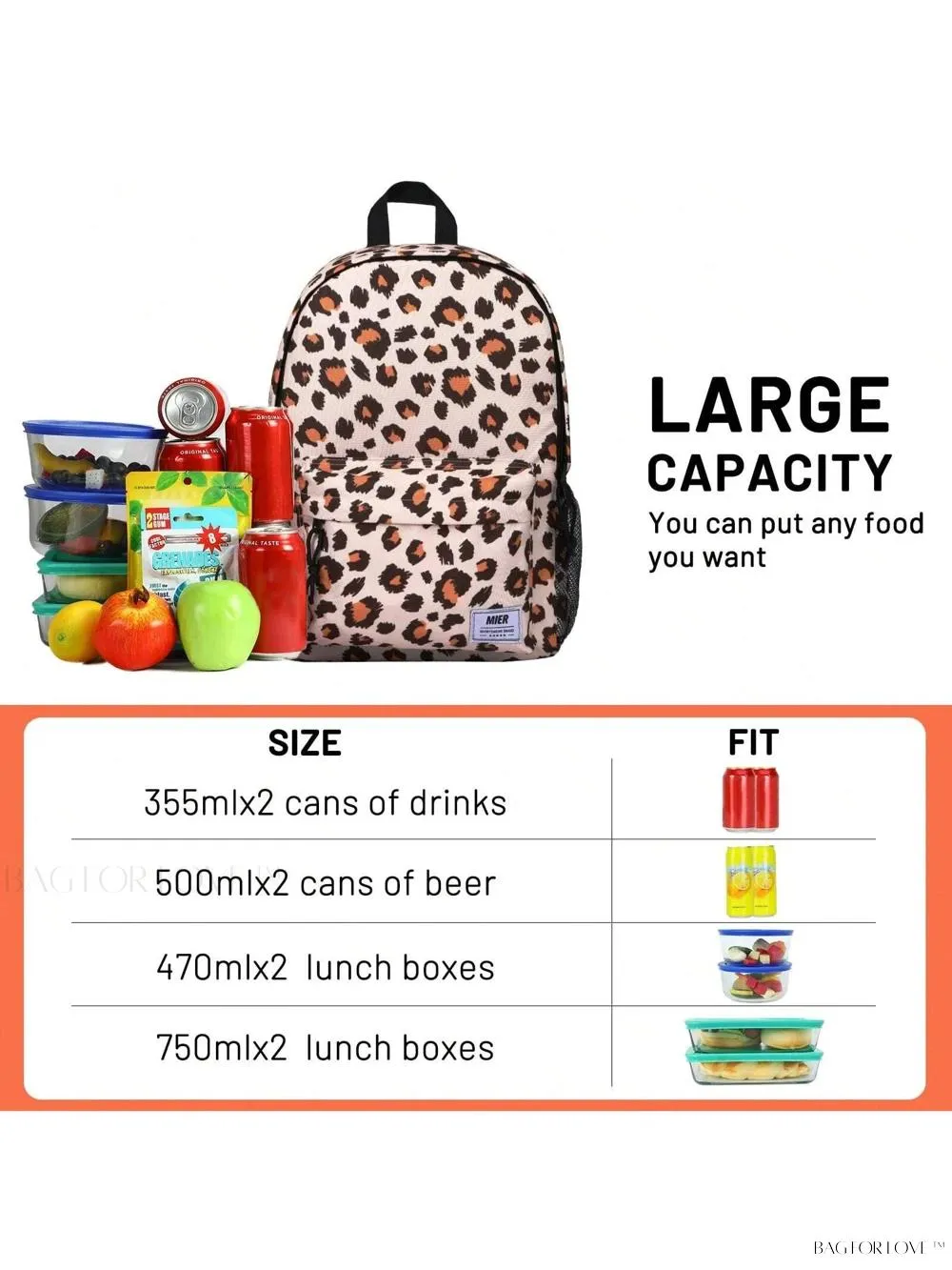 BagForLove - Large Capacity Organizer Bag for Work and School