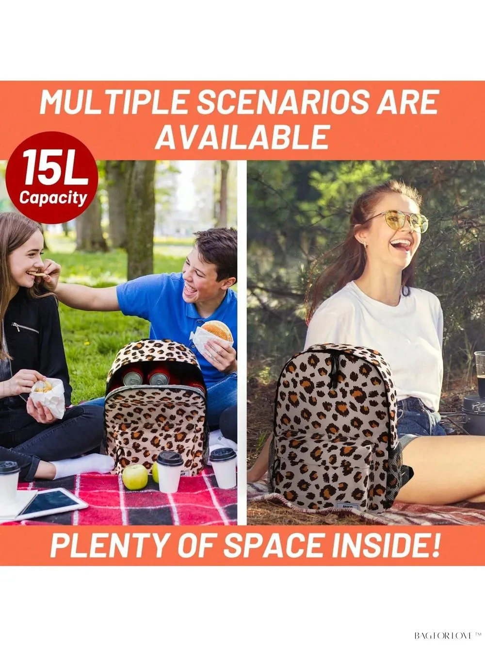 BagForLove - Large Capacity Organizer Bag for Work and School
