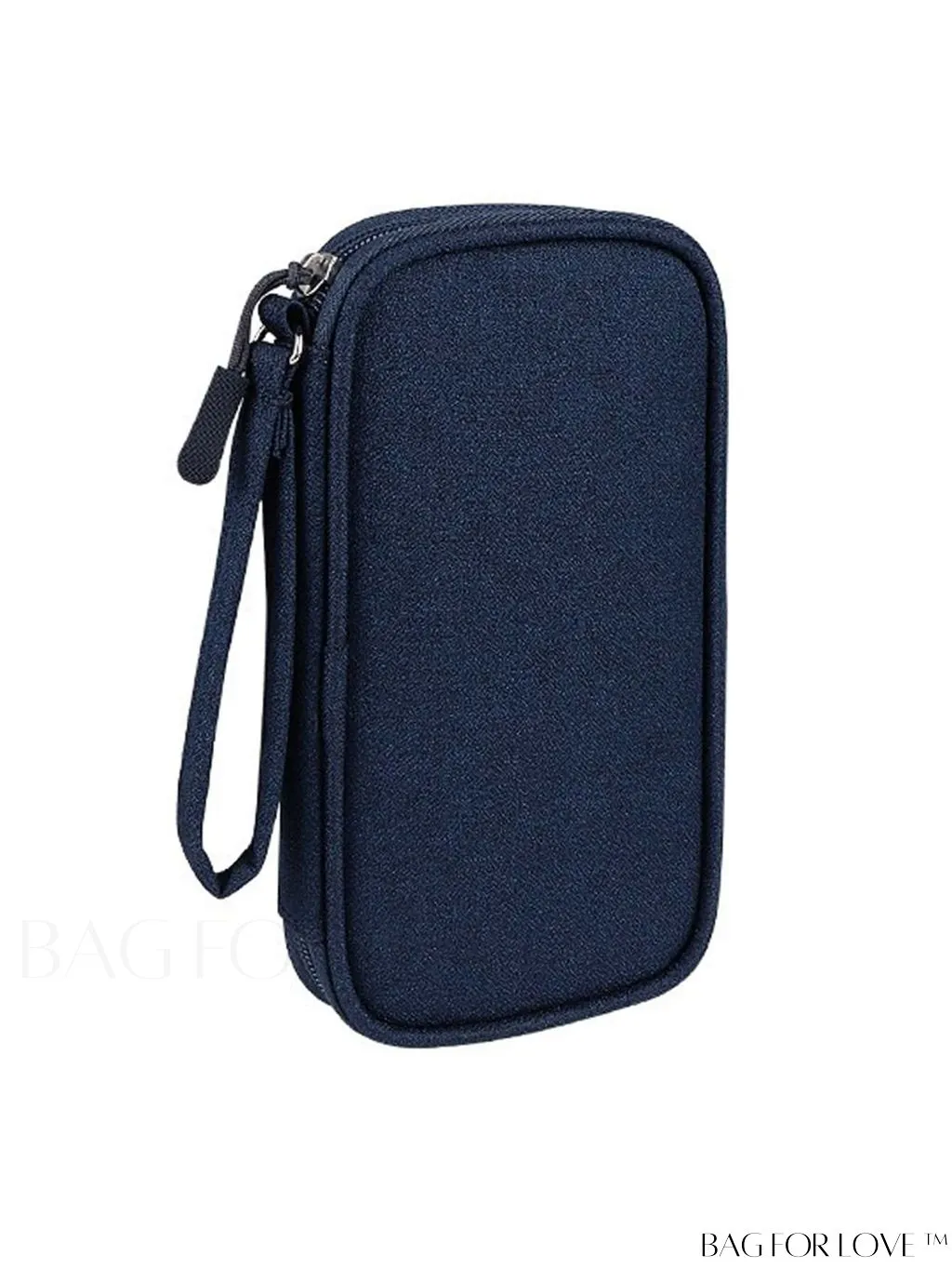 BagForLove - Portable Black Data Cable Storage Bag for Travel - Organize Your On-the-Go Data Lines