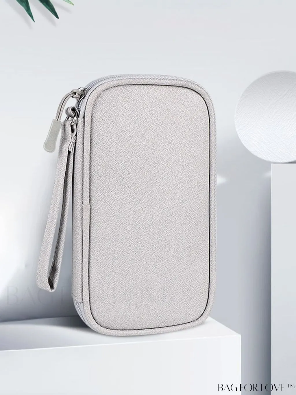 BagForLove - Portable Black Data Cable Storage Bag for Travel - Organize Your On-the-Go Data Lines