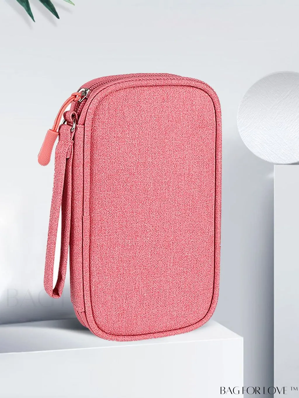 BagForLove - Portable Black Data Cable Storage Bag for Travel - Organize Your On-the-Go Data Lines