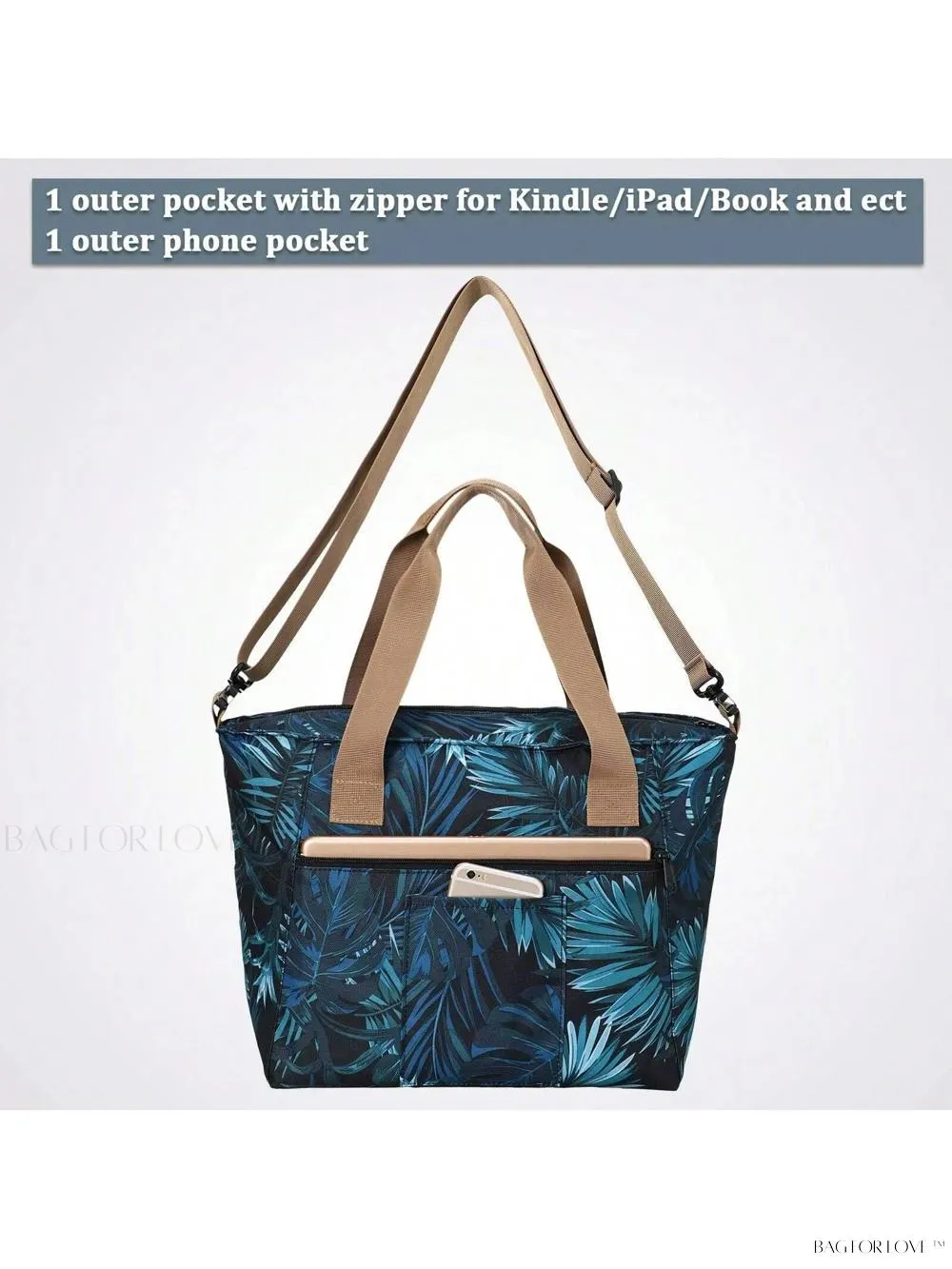 BagForLove - Stylish Teacher's Large Lunch Box with Waterproof Tote