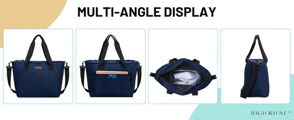 BagForLove - Stylish Teacher's Large Lunch Box with Waterproof Tote