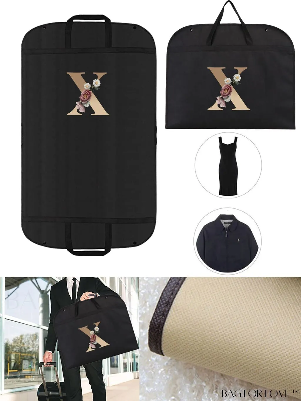BagForLove - Wardrobe-Ready Wedding Dress Travel Bag: Elegant Storage for Clothing & Accessories