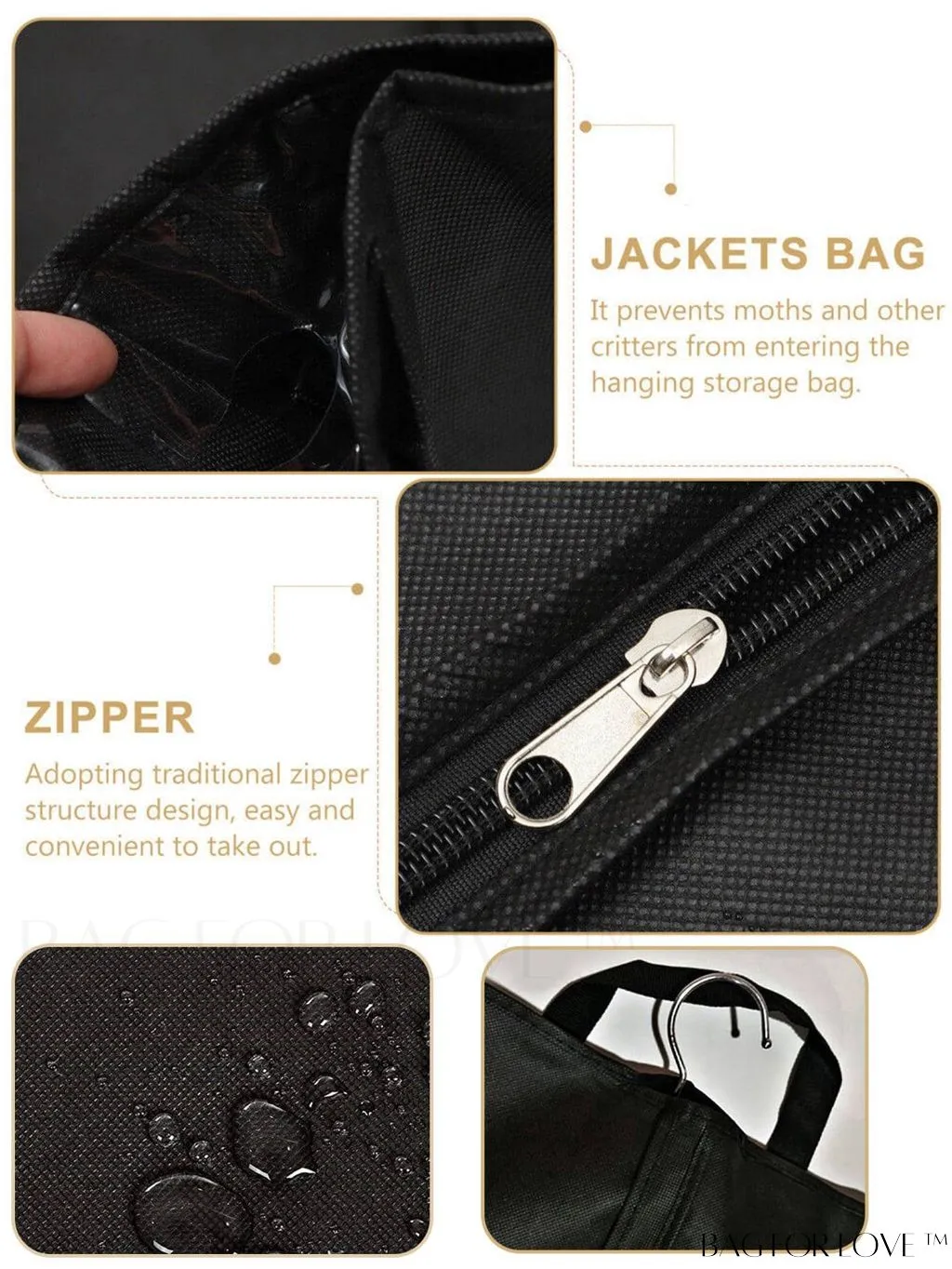 BagForLove - Wardrobe-Ready Wedding Dress Travel Bag: Elegant Storage for Clothing & Accessories