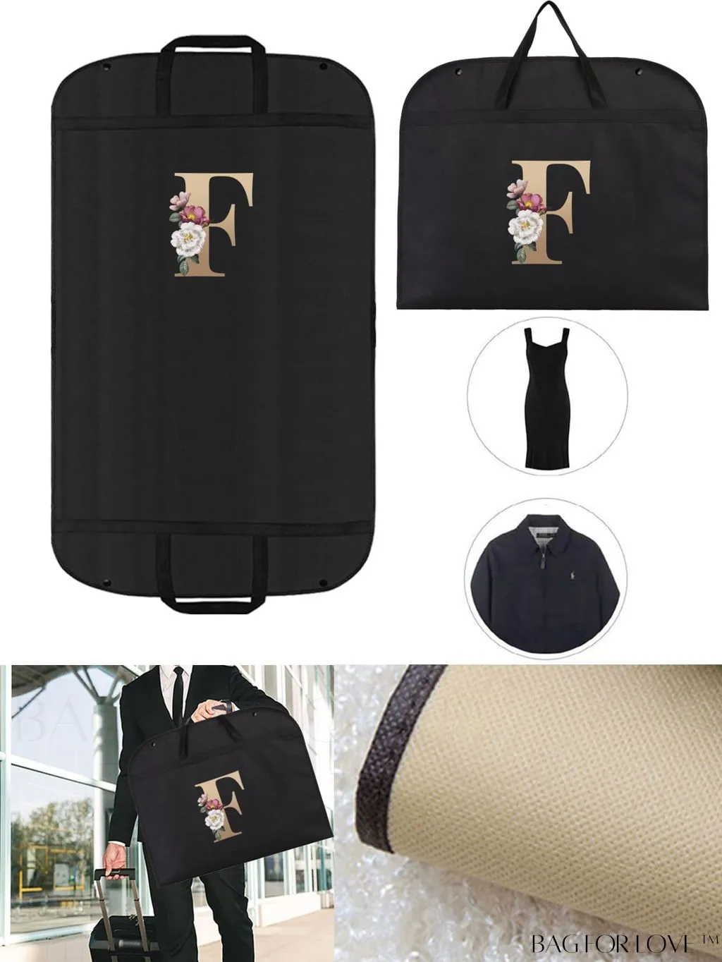 BagForLove - Wardrobe-Ready Wedding Dress Travel Bag: Elegant Storage for Clothing & Accessories