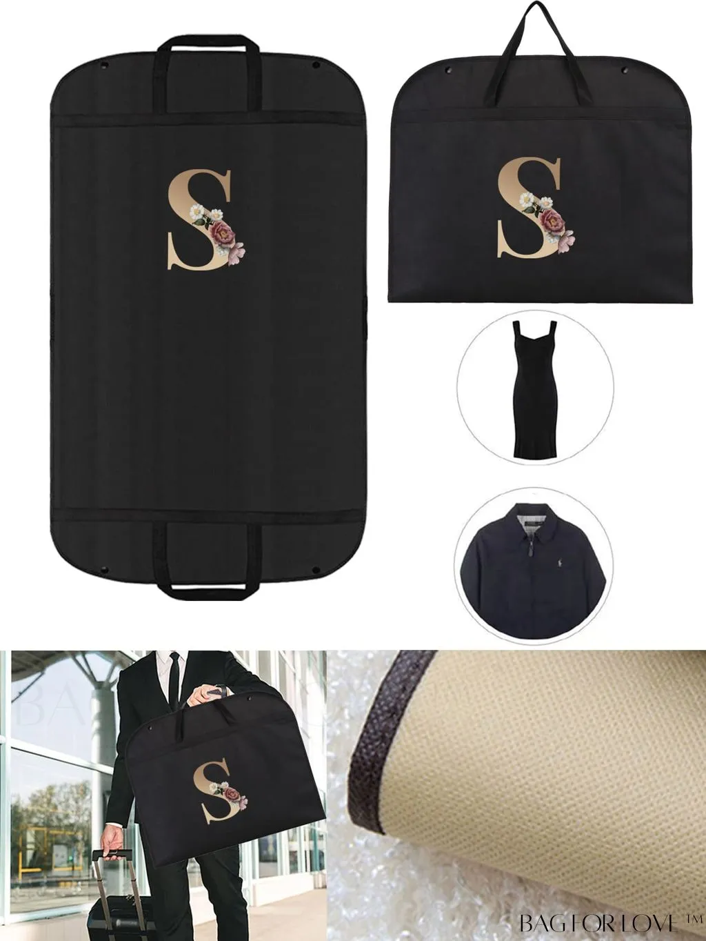 BagForLove - Wardrobe-Ready Wedding Dress Travel Bag: Elegant Storage for Clothing & Accessories