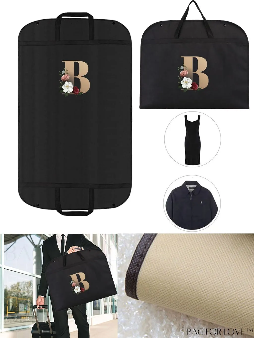 BagForLove - Wardrobe-Ready Wedding Dress Travel Bag: Elegant Storage for Clothing & Accessories