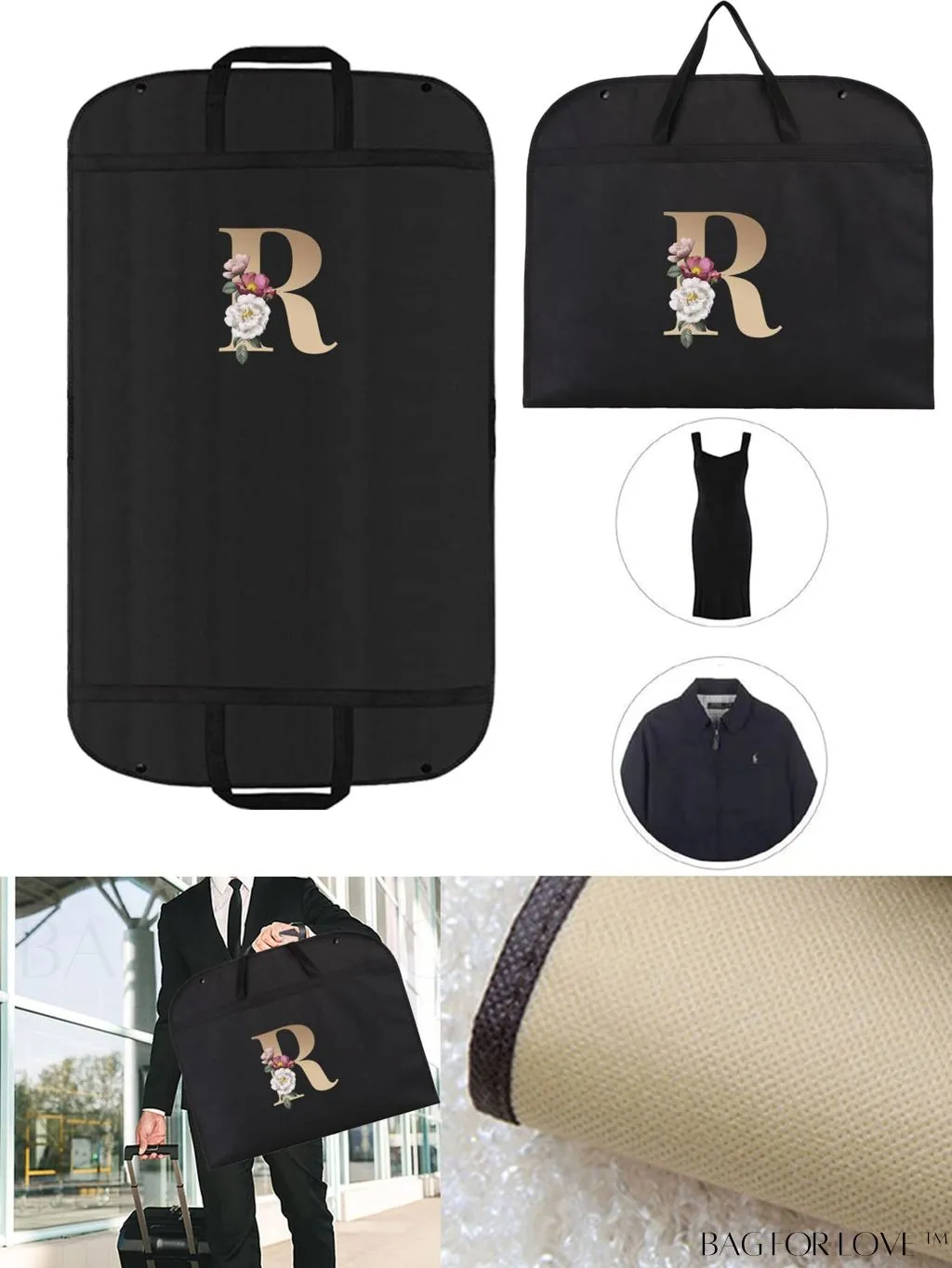 BagForLove - Wardrobe-Ready Wedding Dress Travel Bag: Elegant Storage for Clothing & Accessories