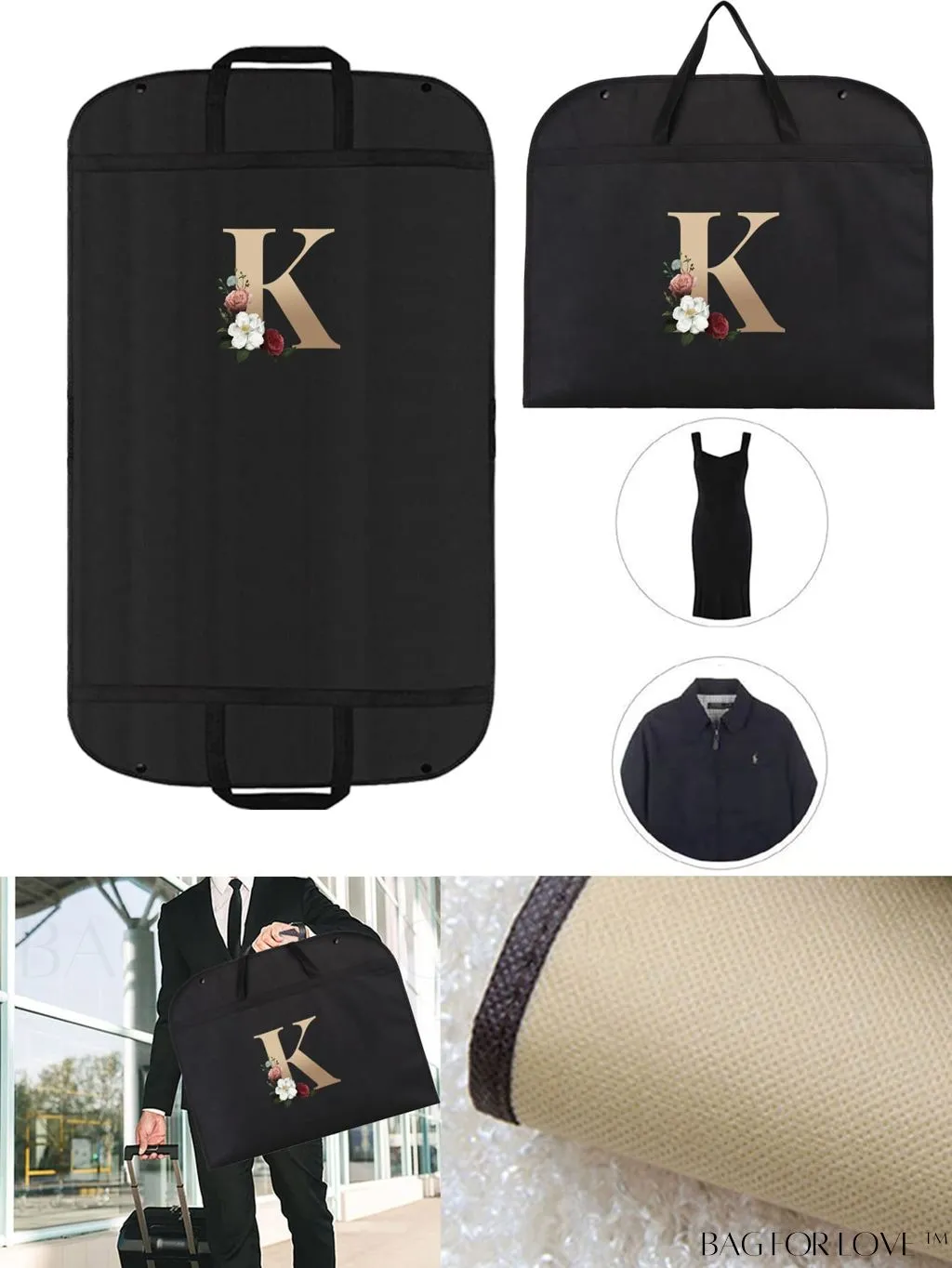 BagForLove - Wardrobe-Ready Wedding Dress Travel Bag: Elegant Storage for Clothing & Accessories