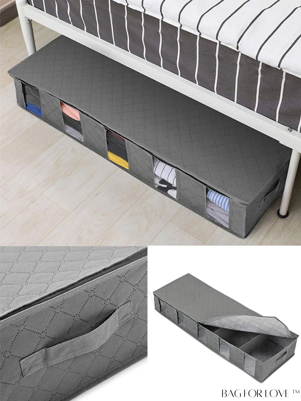 BagForLove - Waterproof Clothes Storage Bag for Home, Large Capacity, Moisture-Proof Quilt Organizer