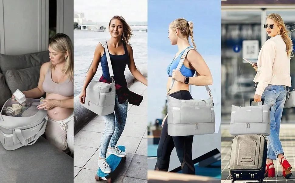 BagForLove - Weekend Getaway Bag For Women Featuring A Wet Pocket