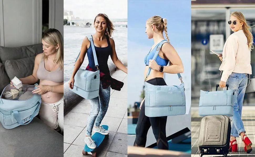 BagForLove - Weekend Getaway Bag For Women Featuring A Wet Pocket