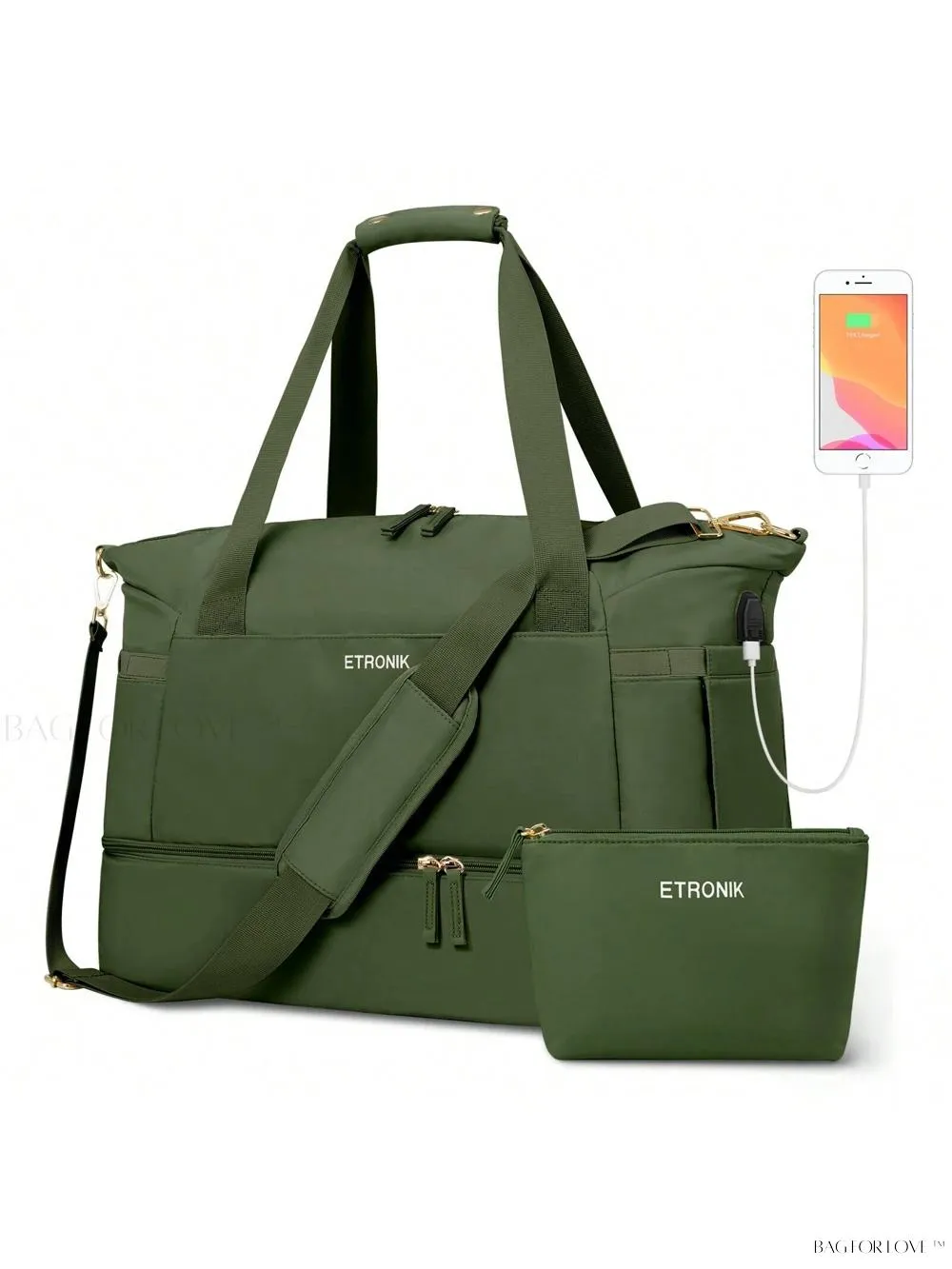 BagForLove - Weekend Getaway Bag For Women Featuring A Wet Pocket