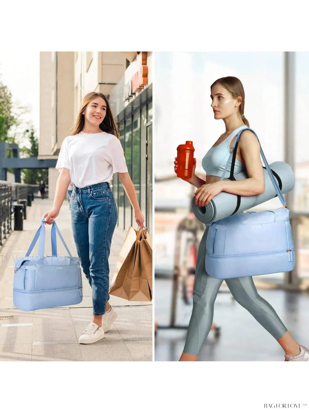 BagForLove - Weekend Getaway Bag For Women Featuring A Wet Pocket