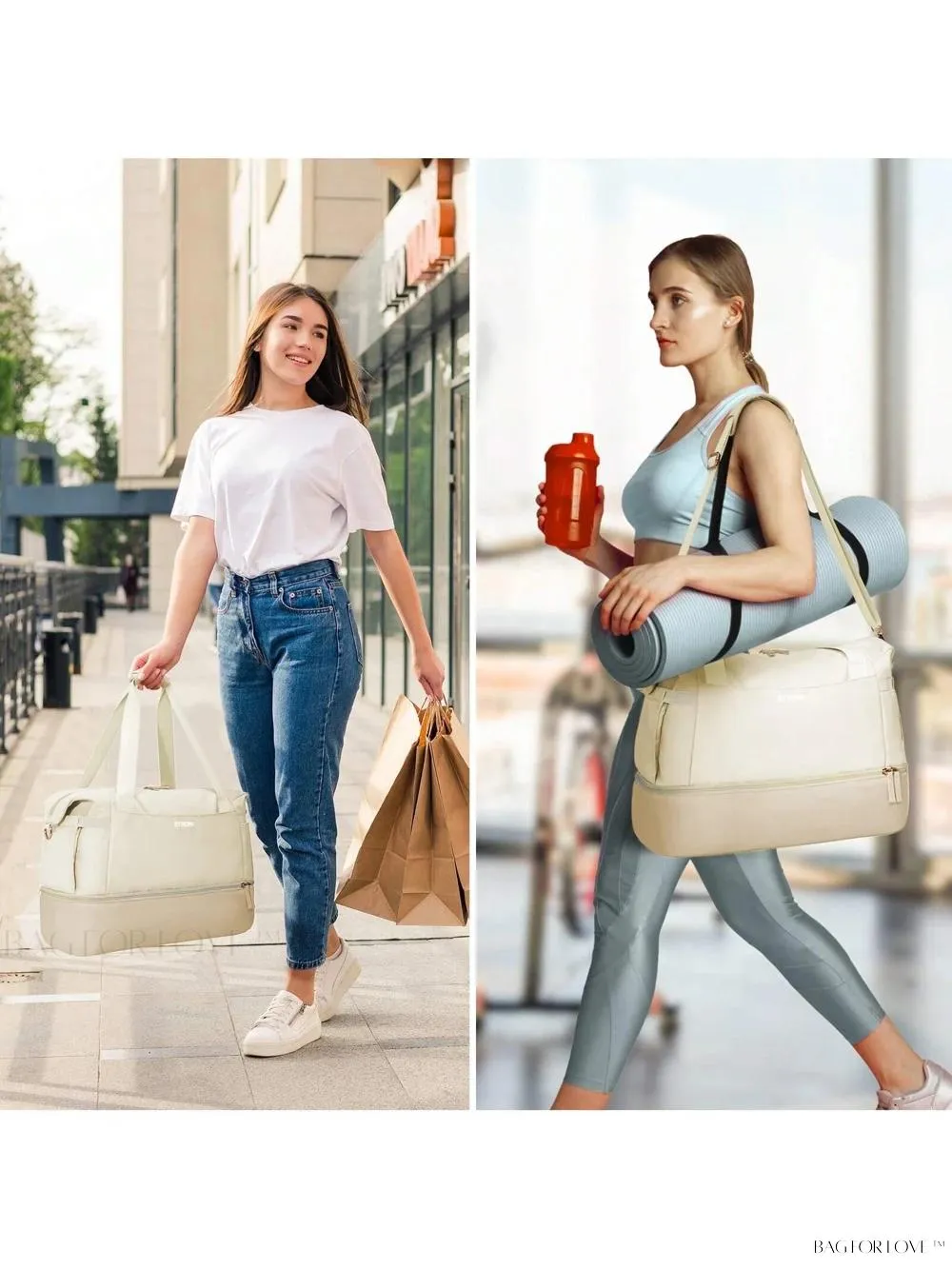 BagForLove - Weekend Getaway Bag For Women Featuring A Wet Pocket