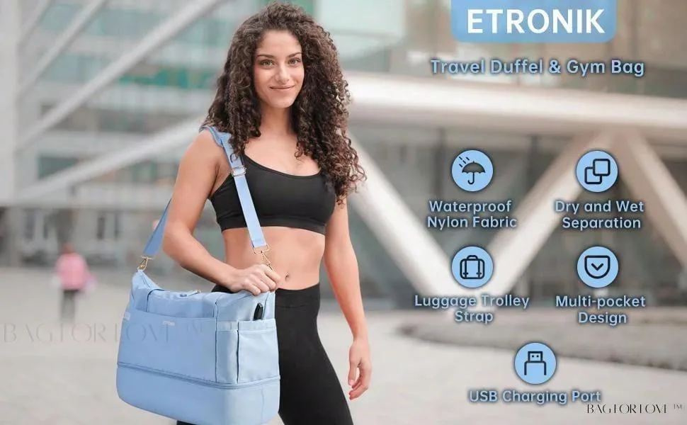BagForLove - Weekend Getaway Bag For Women Featuring A Wet Pocket